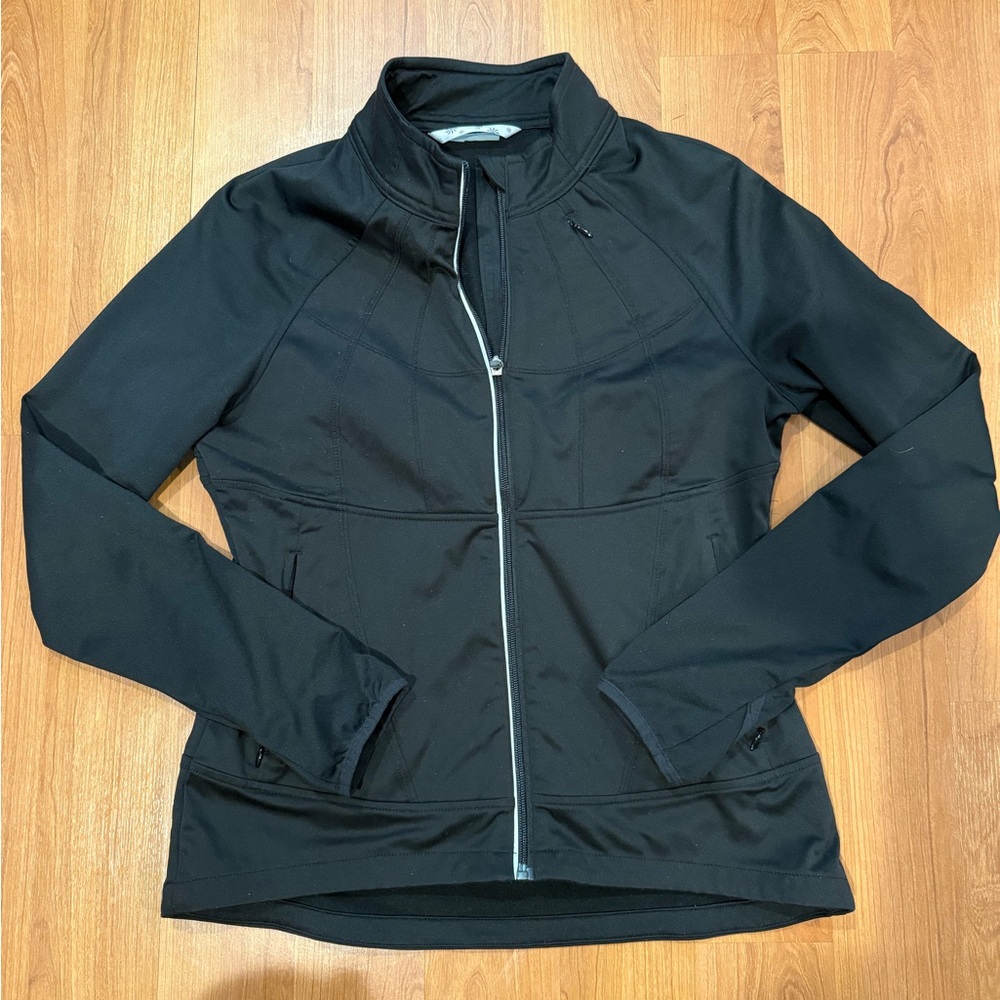 Athleta Women's Black Semi Fitted Jacket